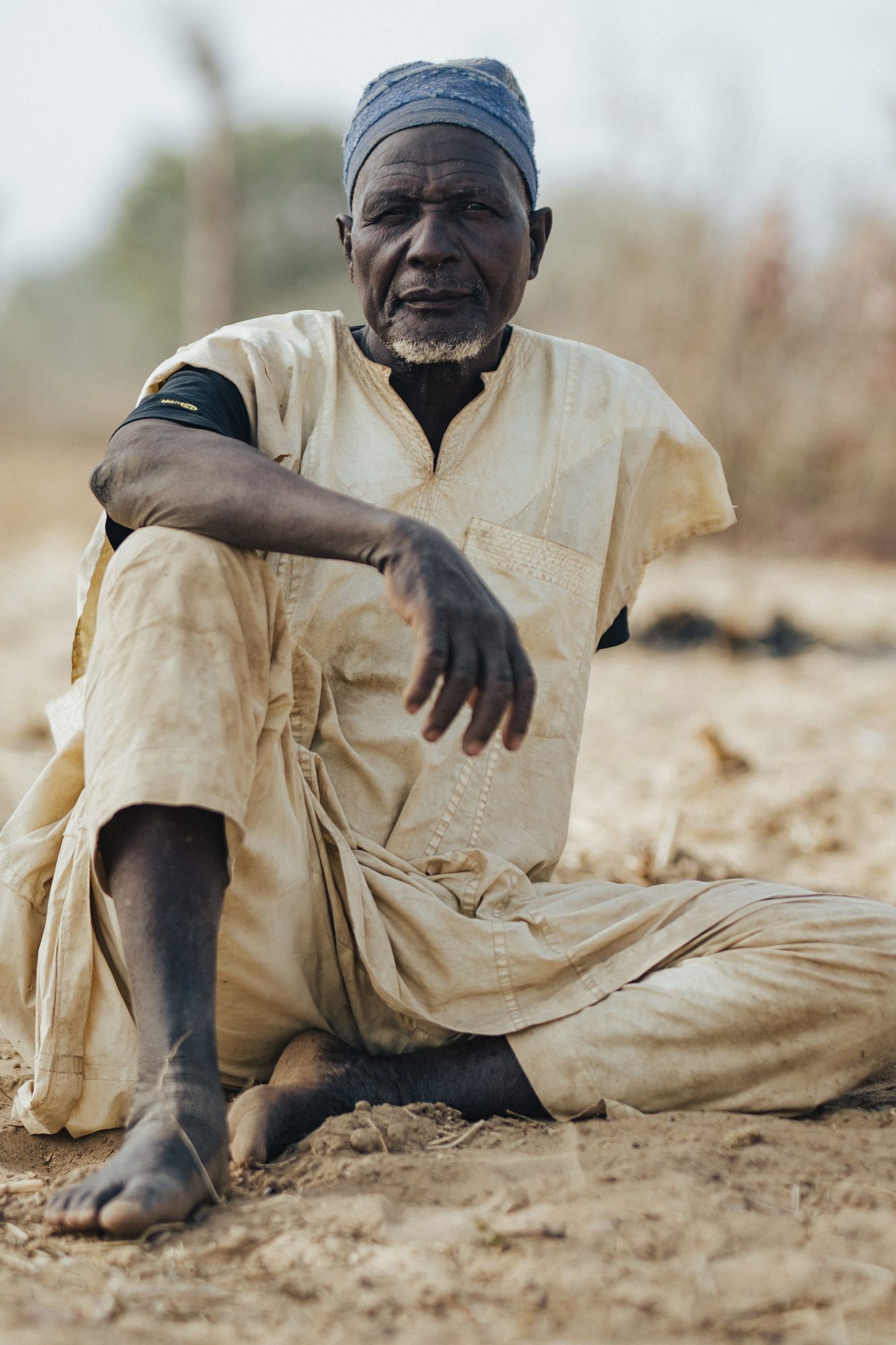 An elderly community member, representing the people we serve